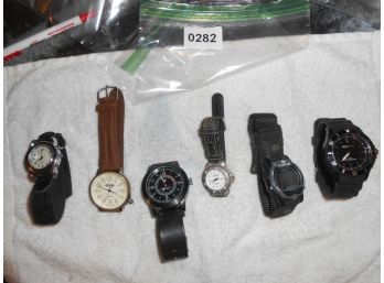 6 Mens Watches - Lot 282