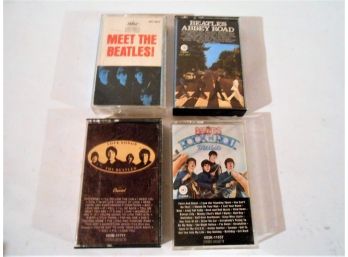 4 Beatles Cassette Tapes  - Lot 153
