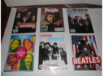 6 Beatles Magazines - Lot 183