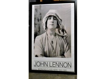Tribute To John Lennon Working Class Hero Framed - Imported - Lot 193