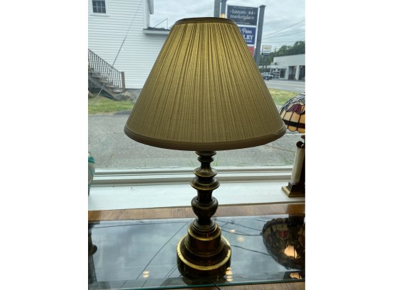 Metal Table Lamp With Shade, Works Great!