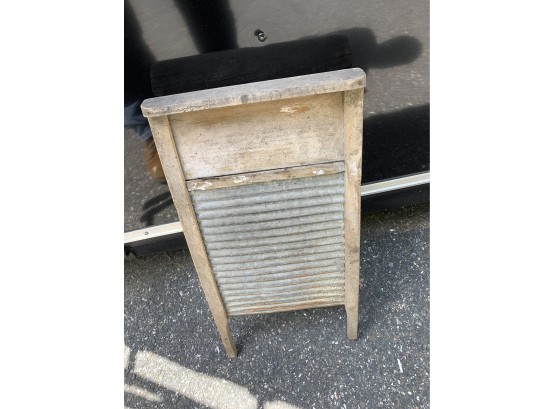 Antique Rustic Washboard