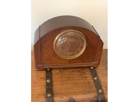 Seth Thomas Art Deco Mantle Clock Amazing Condition Working, Key
