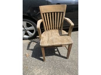 Rustic Antique Oak Chair