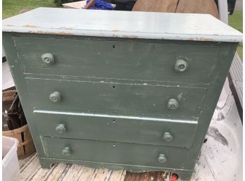 Rustic Country 4 Draw Painted Dresser