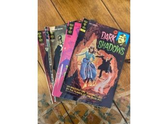 Lot Of 5 Vintage Dark Shadows Comic Books 1970s
