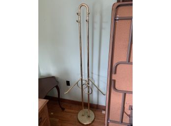 Large Brass Contemporary Metal Towel Holder