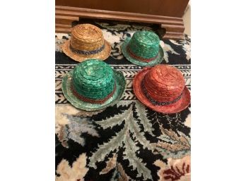 4 Cute Vintage Miniature Hats