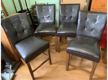 4 Ashleys Furniture Upholstered Bar Stools Great Condition, Still Have Tags!
