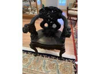 Amazing Carved Chinese Dragon Chair