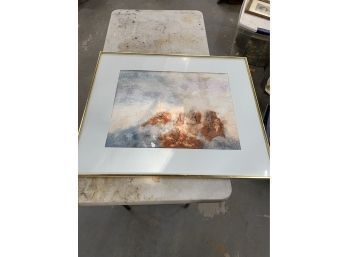 Abstract 3D Art In Metal Frame