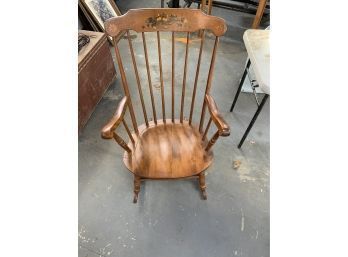 Fall Harvest S. Bent & Bros Colonial  Rocking Chair