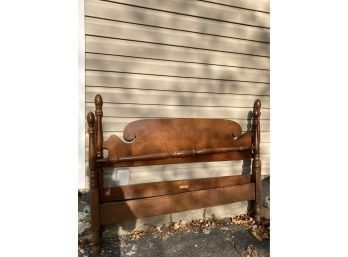 Antique Full Size Maple Bed By Van Stee Corp Out Of James Town New York!
