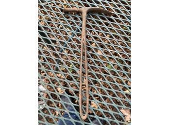 Unusual Antique Iron 10  Inch Small Hammer