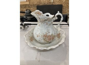 Lamberton Antique Royal Porcelain Pitcher And Basin