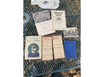 Vintage Pamphlets Bank Books And More