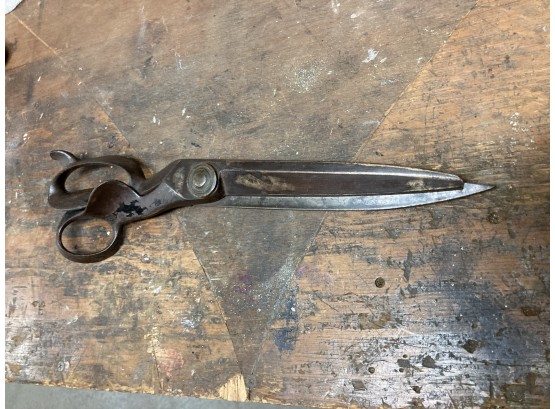 Antique Pair Of 13 Inch R Heinishch Tailor  Shears
