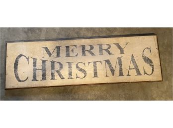 Wooden Merry Christmas Wooden Sign