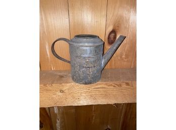 Vintage Rustic Metal Oil Can