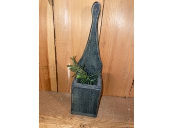 Cute Wooden Hanging Plant Or Miscellaneous Holder