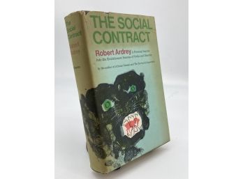 The Social Contract By Robert Ardrey 1970 First Book Club Edition Hardcover With Dust Jacket