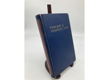 Formulary & Therapeutic Guide Hardcover 1951