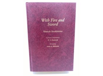 With Fire & Sword By Henry Sienkiewicz Gold Gilded Signed By The Author 1991 Hardcover