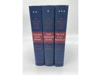 The Centennial History Of The Civil War By Bruce Catton In Three Volumes 1963 Hardcovers