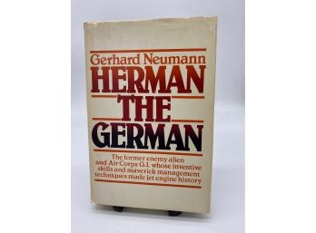 Herman The German By Gerhard Neumann 1984 First Edition Hardcover With Dust Jacket