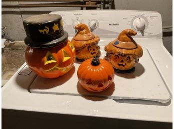 Lot Of Ceramic Halloween Decor