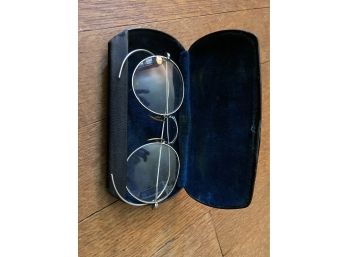 Pair Of Antique Glasses With Case From Michaels Optics