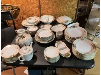 Beautiful Noritake China Set, 75 Pieces Serving For 8 With Extras! Pattern 42200