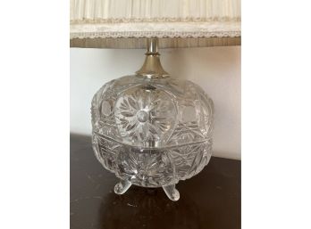 Heavy Duty Crystal Lamp With Eagle 1 Of 2
