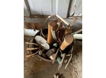 Bucket Of Miscellaneous Tools