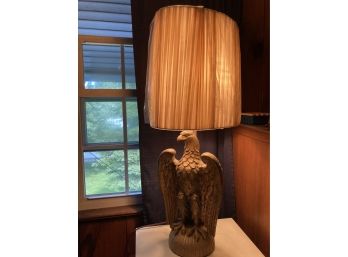 Ceramic Gold Eagle Lamp, Very Cool Piece