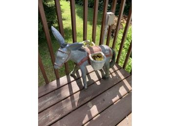 Awesome Cement Donkey Planter