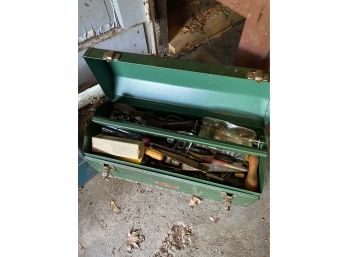 Two Large Metal Toolboxes & The Contents