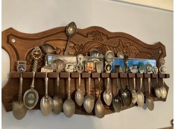 Collection Of Souvenir Spoons Lot 1