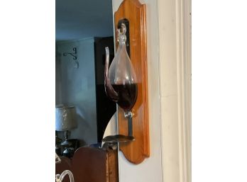 Glass Wall ,Mounted Barometer With Liquid Drip Tray