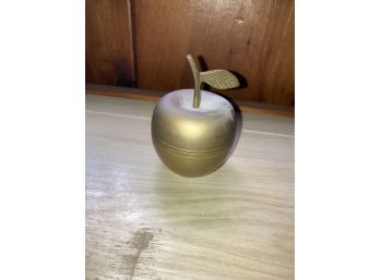 Cute Brass Apple 3 Tall