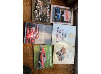 Lot Of 6 Vintage Books On Classic Cars