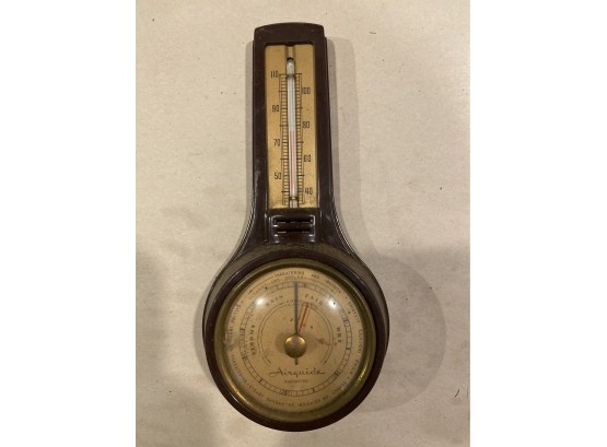 Vintage Airguide Barometer & Thermometer