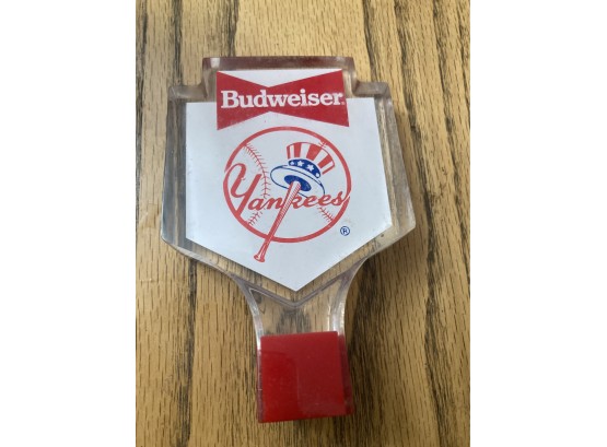 Yankees Budweiser Beer Tap