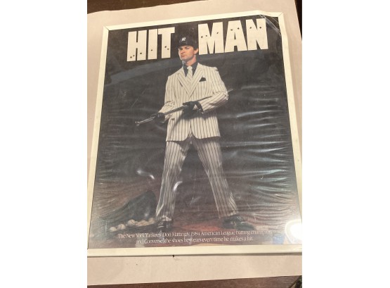 Yankees Don Mattingly Hitman Poster #5319