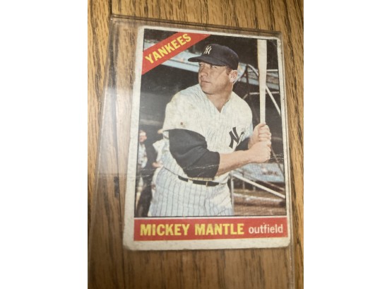 Mickey Mantle Topps #50 Card