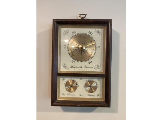 Vintage Honeywell Heritage Barometer & Thermometer