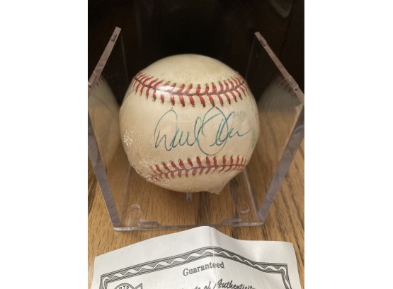 Derek Jeter Signed Baseball With COA