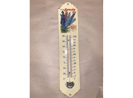 Vintage Catalogue Of Seeds 1929 Thermometer Deposit Seed Co. Deposit NY