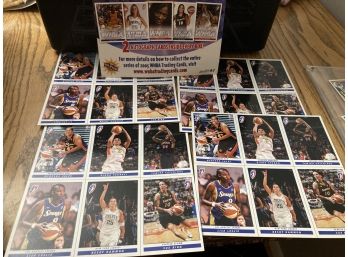 5 WNBA TRADING Card Promotional Sheets