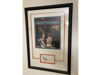 Earl Monroe Sports Illustrated Signed Poster
